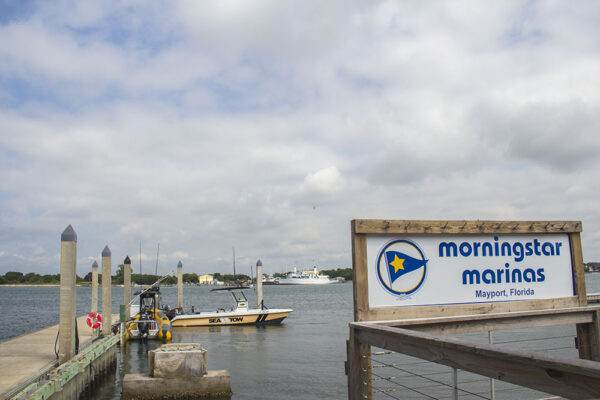 Morningstar Marinas Mayport sign and dock