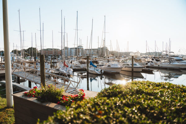 boats docked at little creek