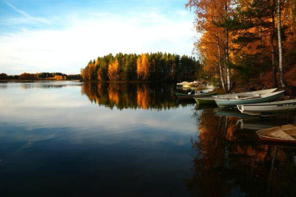 Fall boating